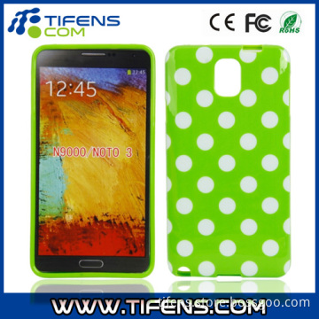 Protective Phone Case with White Dots for Samsung Note 3